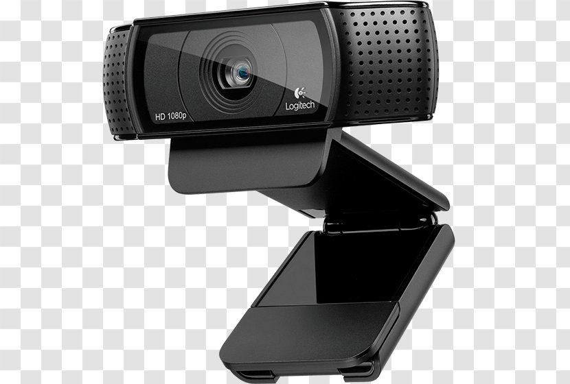 Logitech C920 Hd Pro Usb 1080p Webcam Microphone - Peripheral Transparent PNG