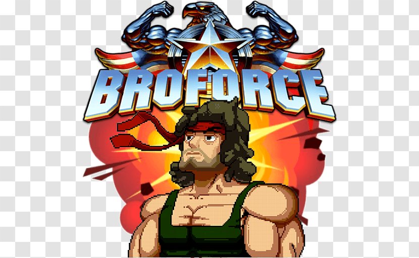 Broforce Hotline Miami Hatoful Boyfriend Titan Souls Enter The Gungeon - Fictional Character - Rambo Transparent PNG