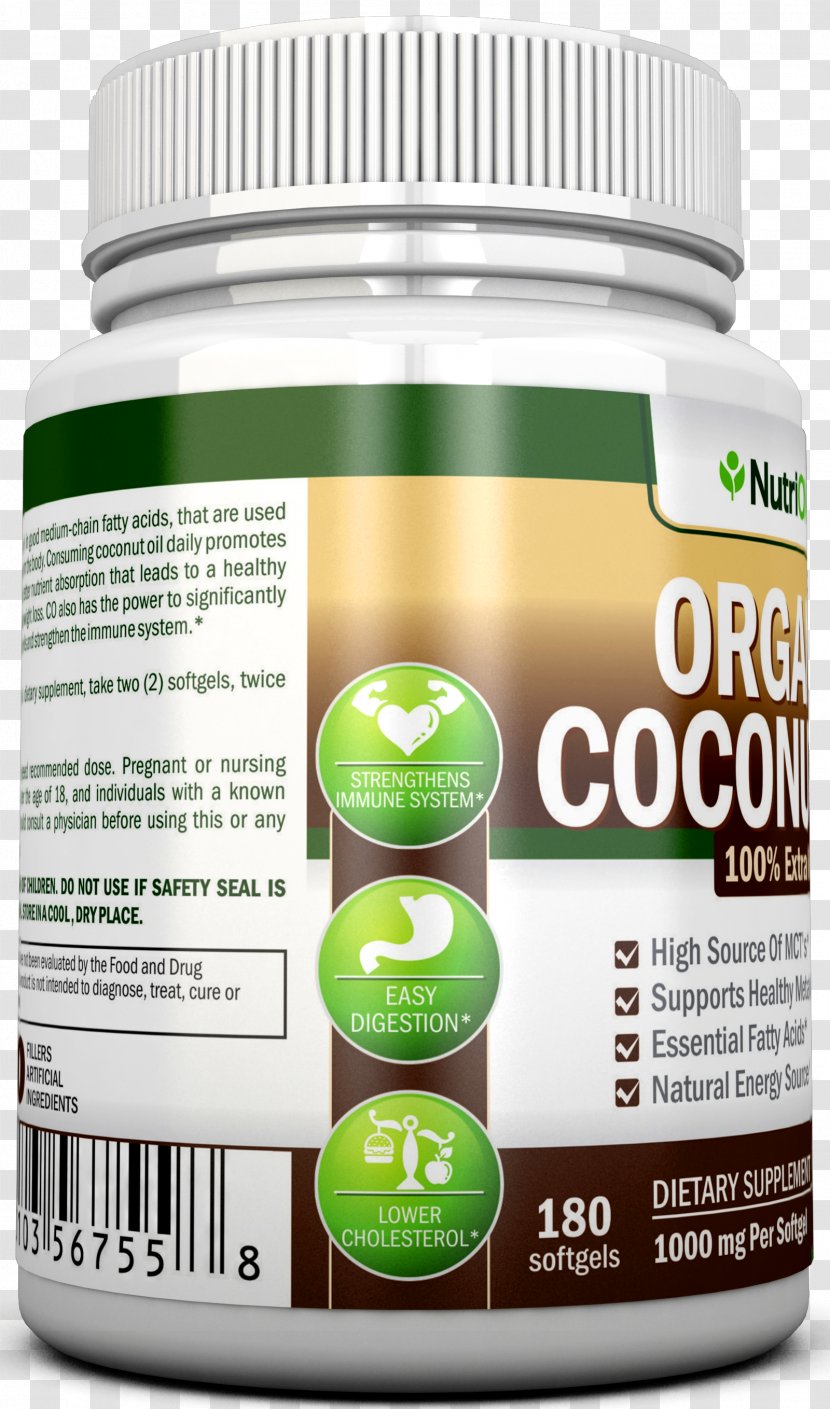 Organic Food Coconut Oil Water Green Coffee Extract Capsule Transparent PNG