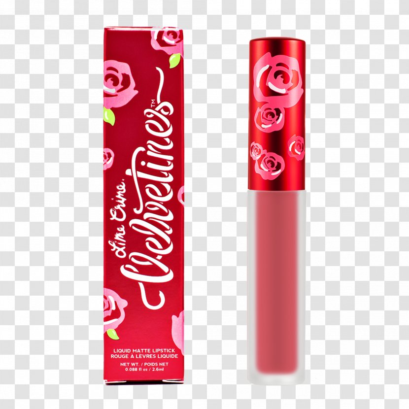 Lime Crime Velvetines Red Velvet Cake Cosmetics Lipstick Huda Beauty Liquid Matte - Lip Gloss Transparent PNG