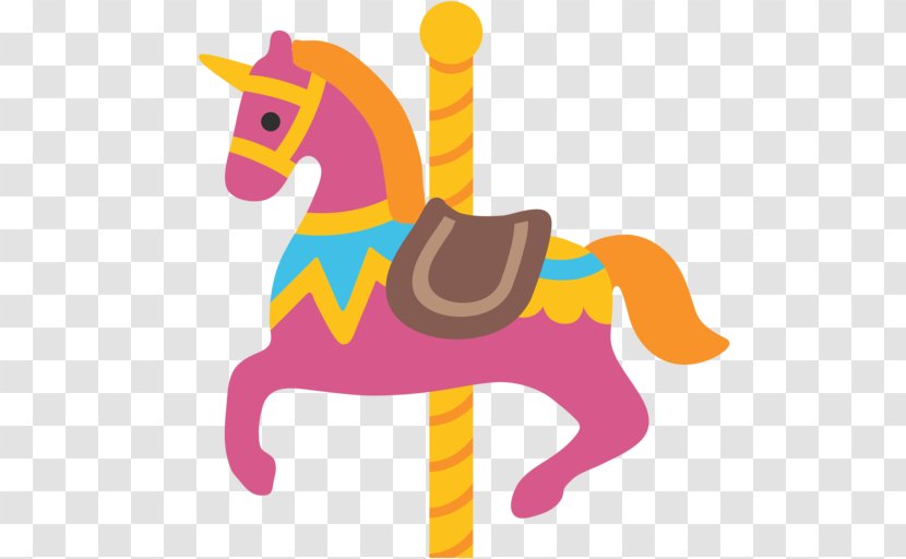 Horse Carousel Gardens Amusement Park Emoji Clip Art Transparent PNG