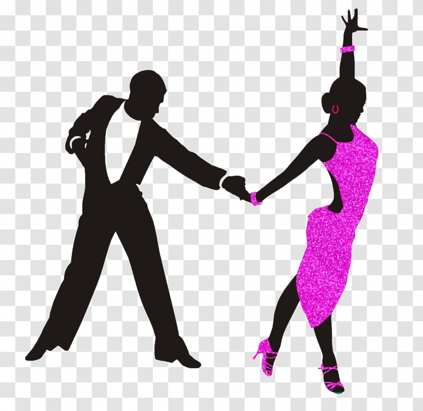 Latin Dance Ballroom Vector Graphics Illustration - Silhouette - Beanstalk Cartoon Transparent PNG