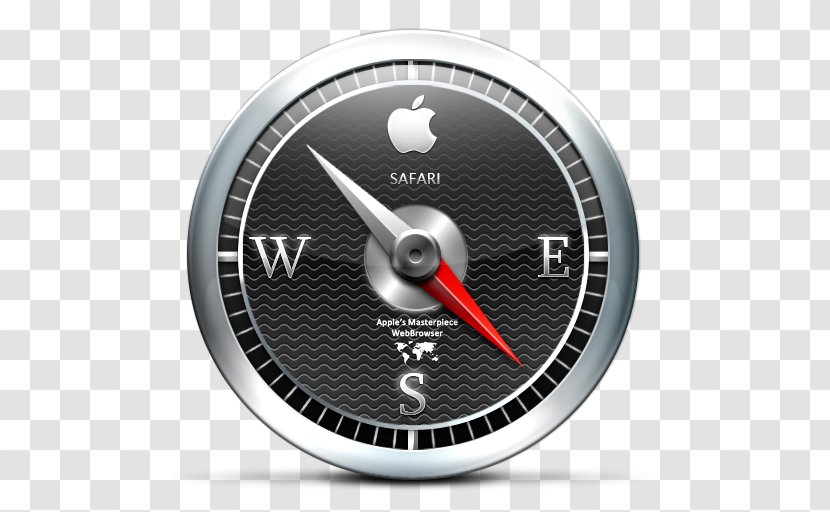 Safari Apple Icon Image Format - Directory - Black Compass Transparent PNG
