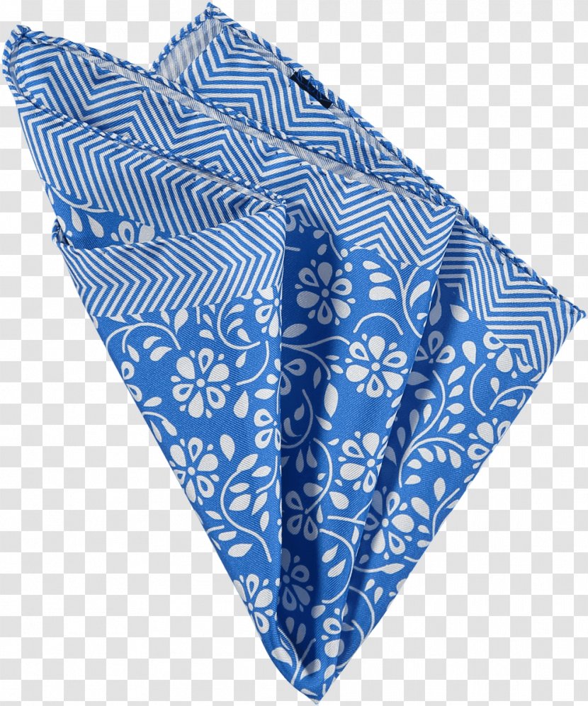 Blue Einstecktuch Textile Silk Pattern - Geometry - Cloth Transparent PNG