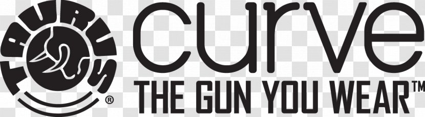 Taurus Pocket Pistol Handgun Firearm - Monochrome - Soft Curve Transparent PNG