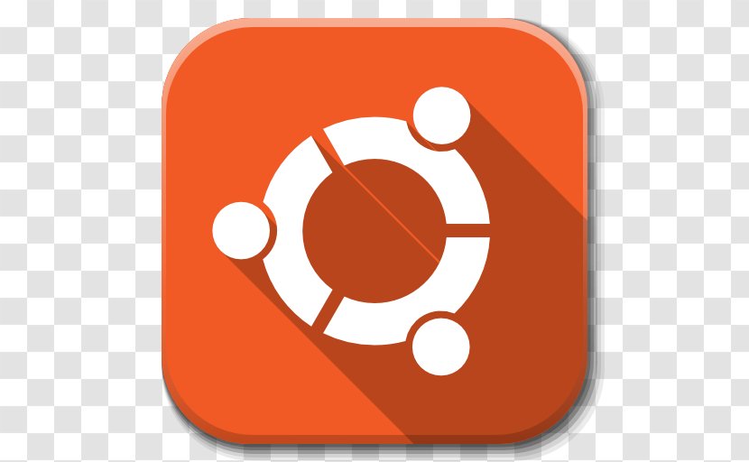 Orange Clip Art - Linux - Apps Start Here Ubuntu Transparent PNG