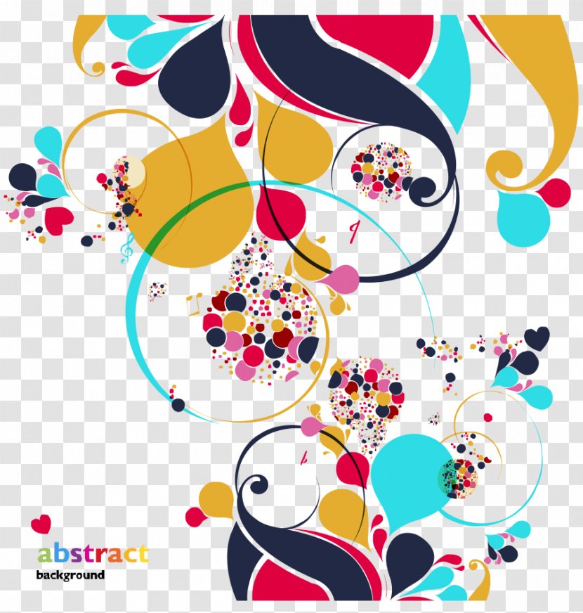 Graphic Design Creativity - Point - Colorful Flowers Vector Transparent PNG