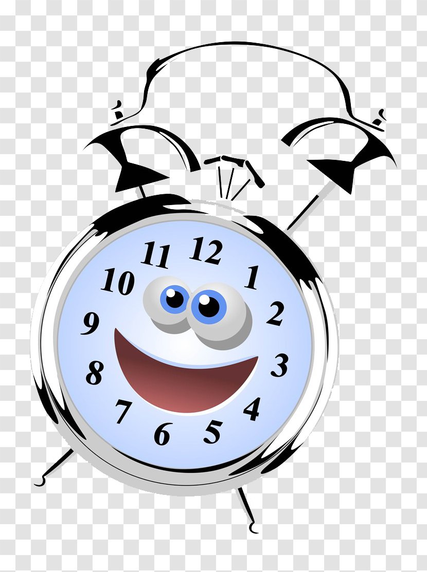 Alarm Clock Device Incense Vinyl Group - Wall - Cartoon Smiley Transparent PNG