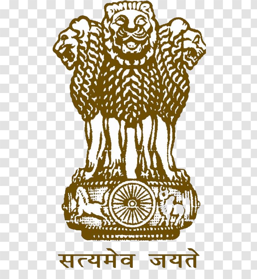 Lion Capital Of Ashoka Sarnath Pillars State Emblem India Satyameva Jayate - Symbol Transparent PNG