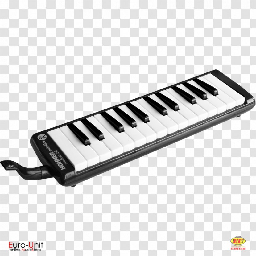 Melodica Musical Instruments Wind Instrument Hohner Keyboard - Frame - Black Student Transparent PNG