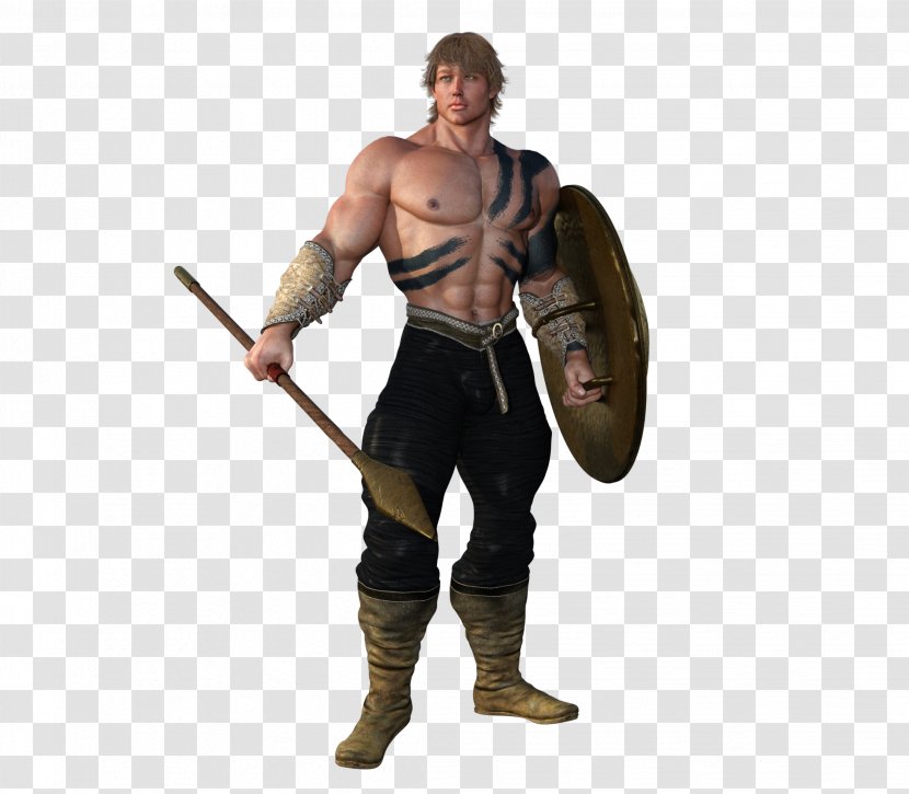 Figurine Muscle - Action Figure - Viking Warrior Transparent PNG