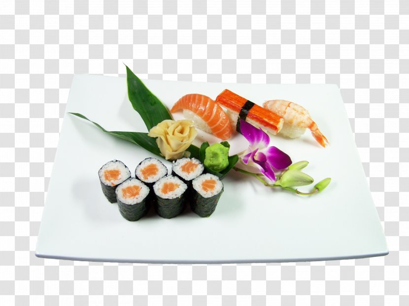 California Roll Sashimi Gimbap Sushi Makizushi - Tableware Transparent PNG