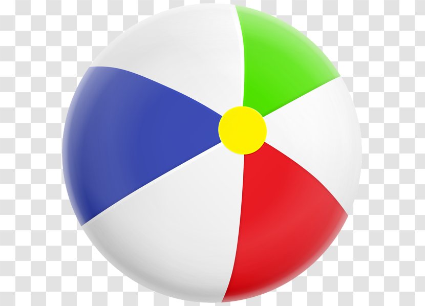 Beach Ball Clip Art - Yellow - CHALK Transparent PNG