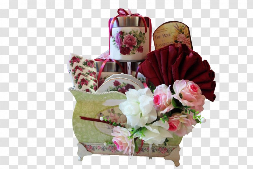 Cut Flowers Food Gift Baskets Floristry - Floral Design - Aidilfitri Transparent PNG