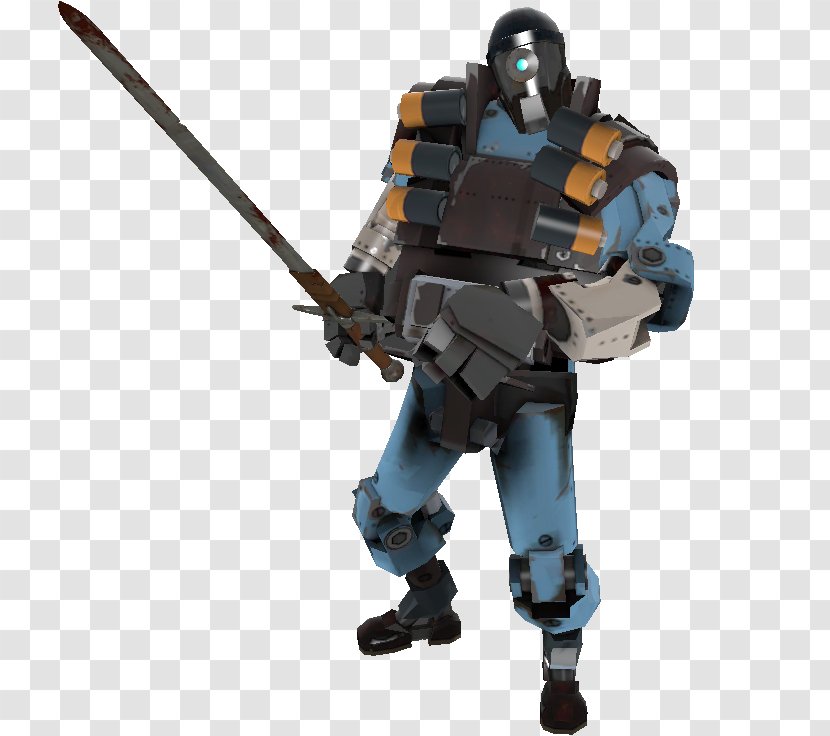 Team Fortress 2 Robot Mercenary Mecha Figurine Transparent PNG