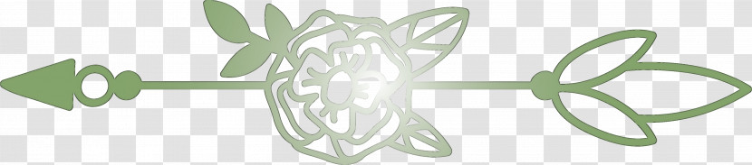 Boho Arrow Flower Arrow Transparent PNG