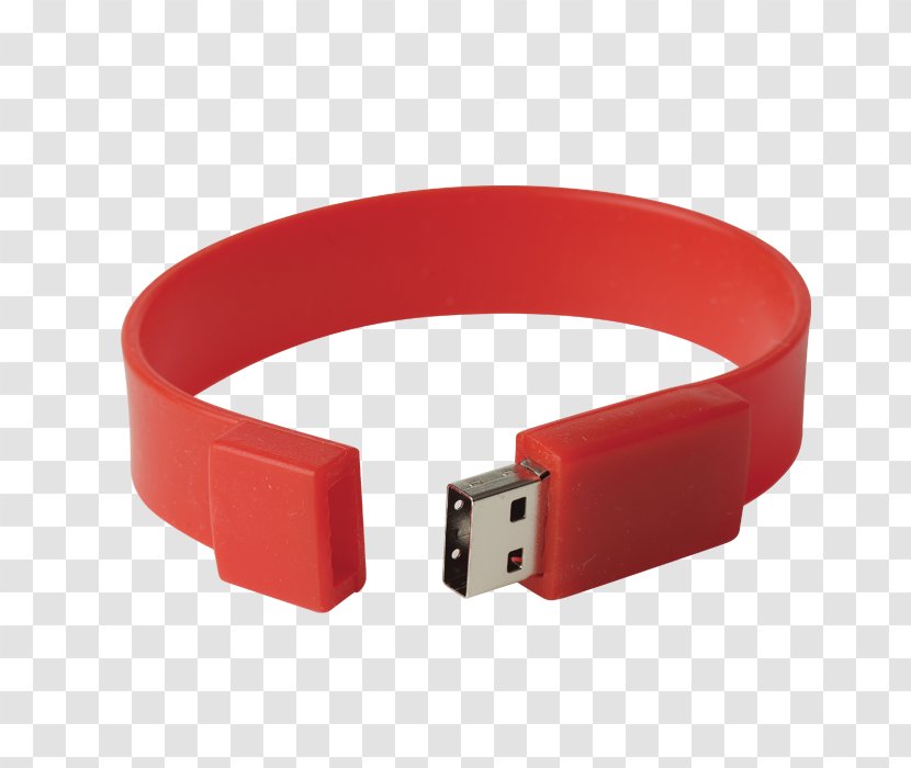 USB Flash Drives Wristband Gel Bracelet - Tshirt Transparent PNG