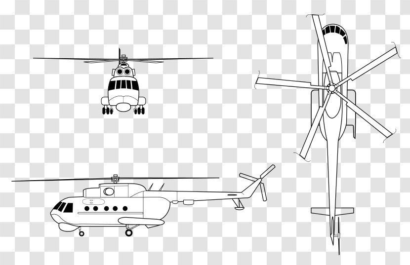 Mil Mi-14 Helicopter Rotor Mi-8 Moscow Plant Transparent PNG