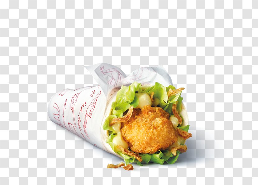 Wrap Chicken Nugget McDonald's McNuggets Fast Food - Appetizer - Crispy Transparent PNG