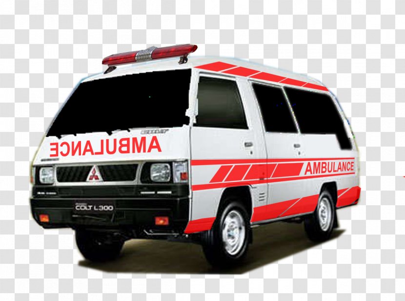 Car Mitsubishi Delica Colt L300 - Vehicle - Ambulance Transparent PNG