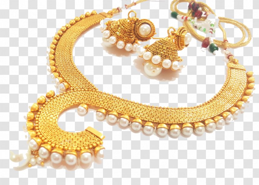 Jewellery Costume Jewelry Image Resolution - Gold - Indian Photo Transparent PNG