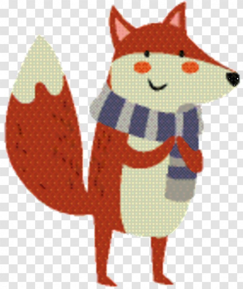 Fox Drawing - Red - Animation Whiskers Transparent PNG