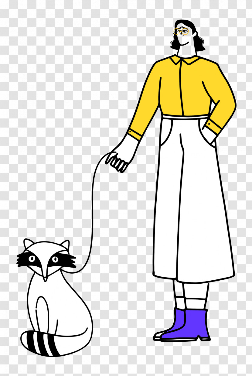 Walking The Racoon Transparent PNG