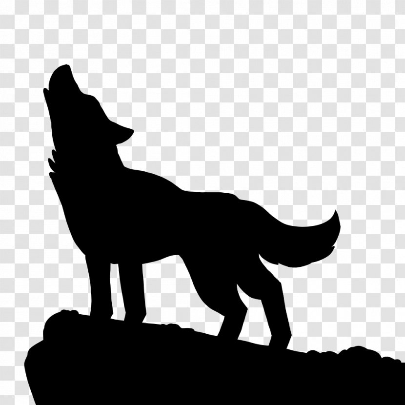 Dog Silhouette - Cat Like Mammal Transparent PNG