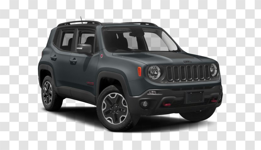 2018 Jeep Renegade Trailhawk SUV Chrysler Dodge Sport Utility Vehicle - Automotive Tire Transparent PNG