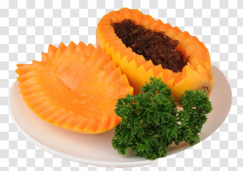 Vegetarian Cuisine Papaya Fruit Food Auglis - Cartoon - Loading Picture Material Transparent PNG
