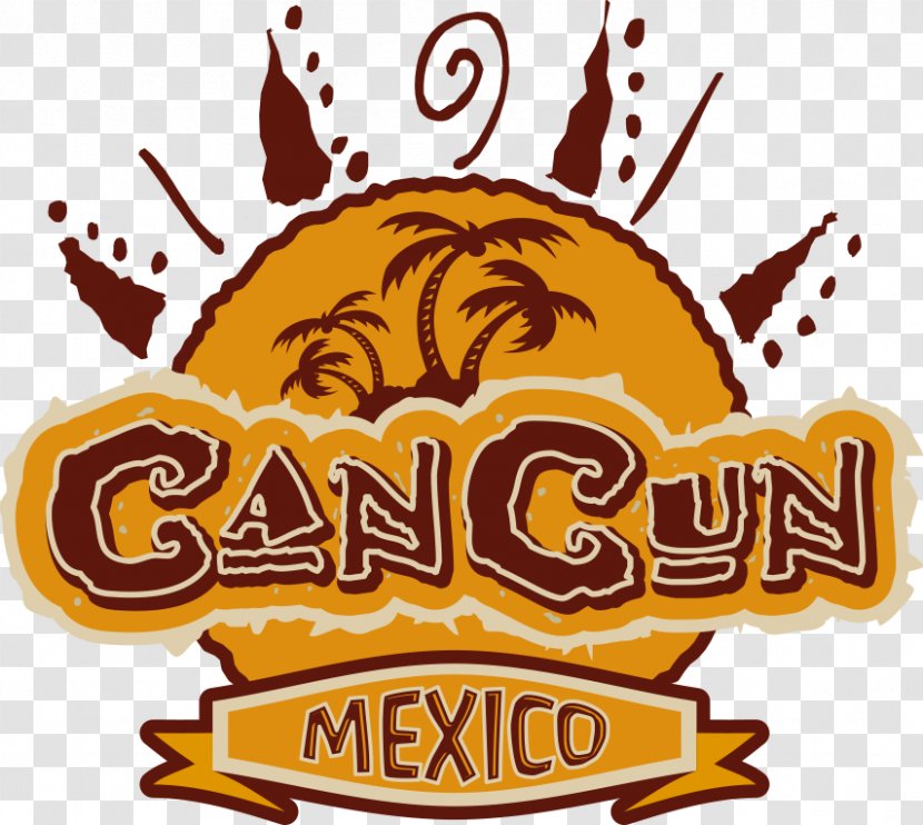 Cancún T-shirt Illustration - Brand - Vector Palm Sun Apparel Printing Transparent PNG