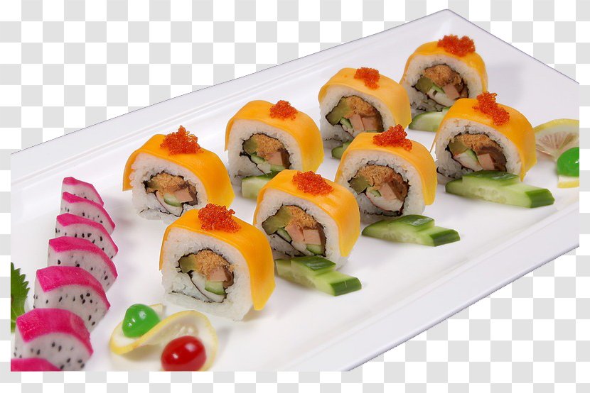 Sushi Sashimi Japanese Cuisine Onigiri Transparent PNG