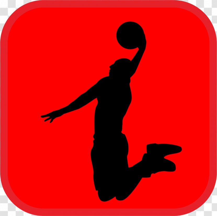 NBA Basketball Player Slam Dunk - Aso Design Element Transparent PNG