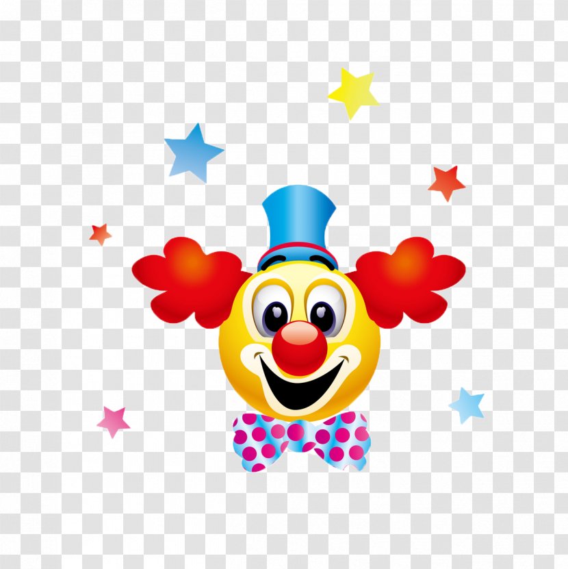 Emoticon Clown Smiley Clip Art - Laughter - Head Transparent PNG