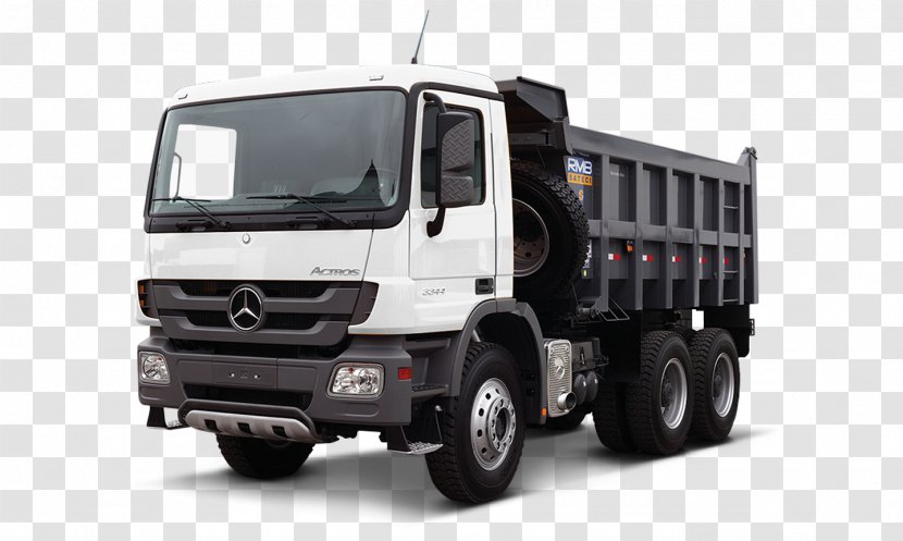 Mercedes-Benz Actros Car Dump Truck - Lorry Transparent PNG