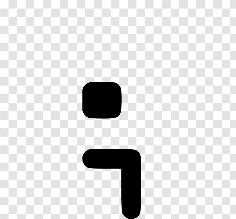 Semicolon Full Stop Punctuation Greater-than Sign - Greaterthan Transparent PNG