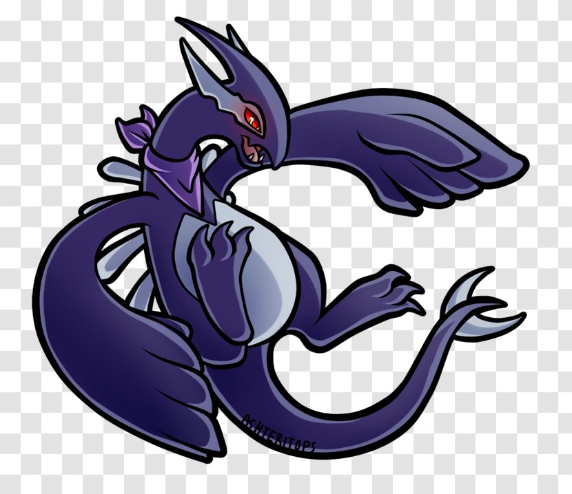 Lugia Pokémon Platinum XD: Gale Of Darkness Drawing - Distortion World Transparent PNG