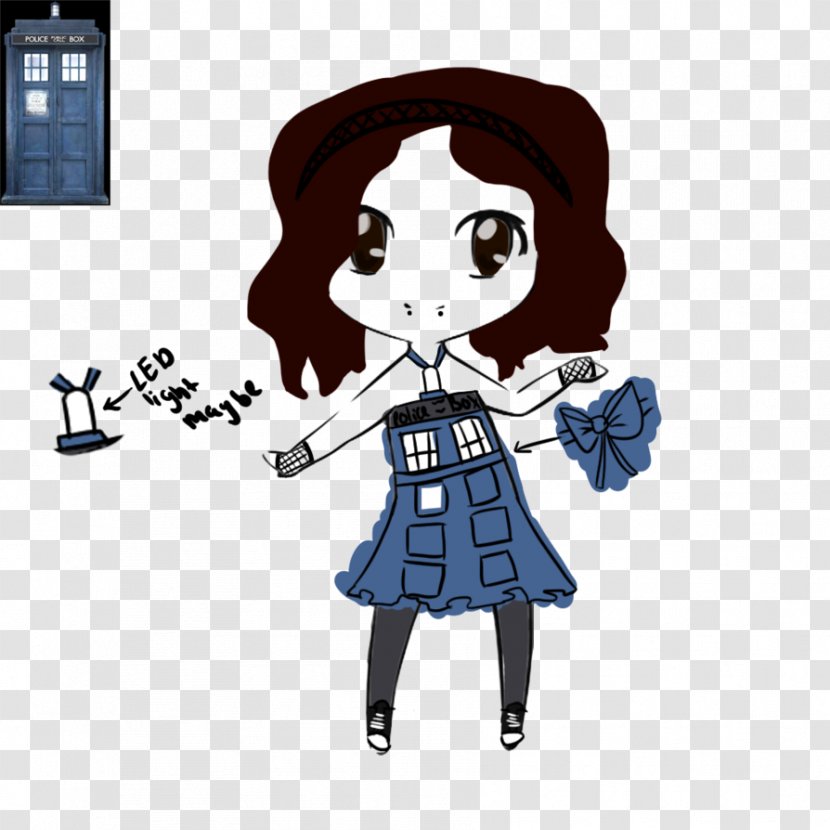 Cartoon Human Behavior Outerwear Character - Tardis - Allergic Rhinitis Transparent PNG