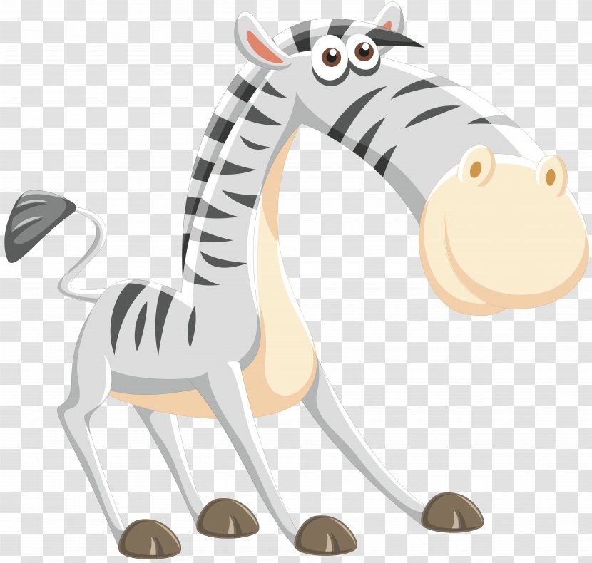 Color Me Silly: Easy Coloring Book For Kids Giraffe Lion Clip Art - Zebra Vector Transparent PNG