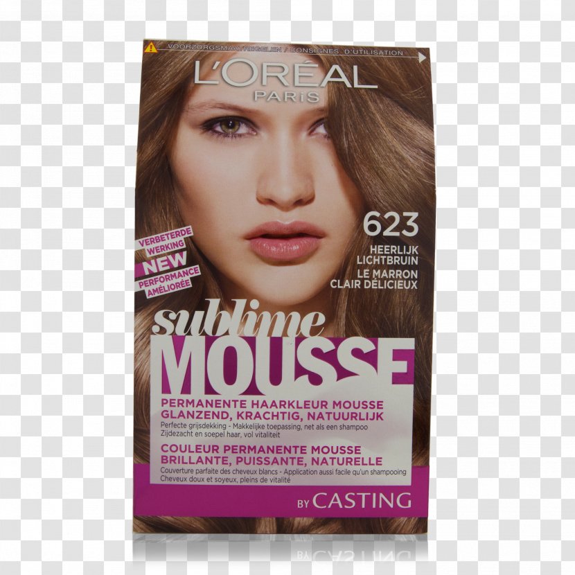Mousse L'Oréal Human Hair Color Chestnut - Permanents Straighteners Transparent PNG