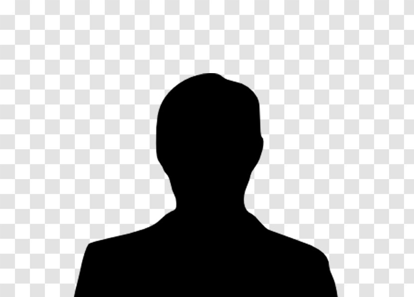 Silhouette Male Drawing Clip Art - Neck Transparent PNG