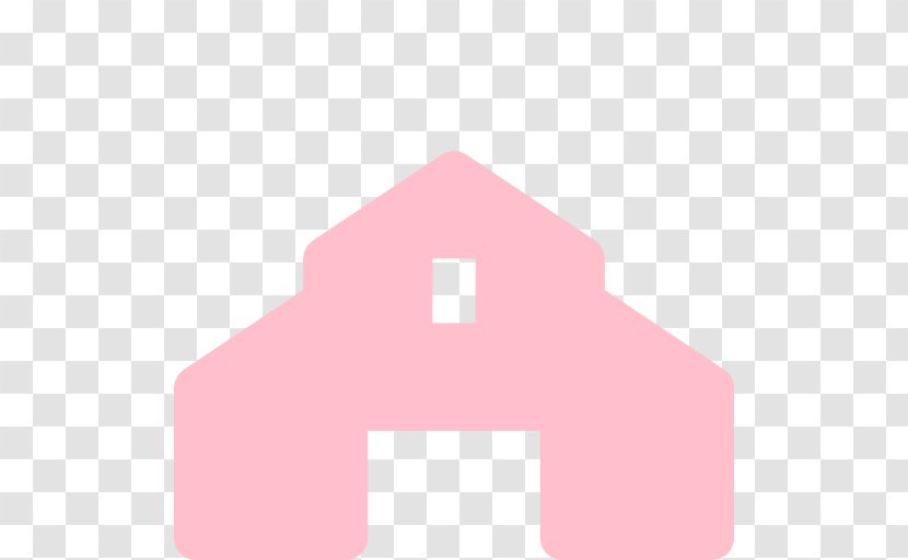 Line Triangle Font - Pink M Transparent PNG