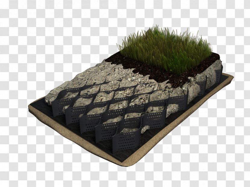 Cellular Confinement Geotextile Soil Stabilization High-density Polyethylene - Retaining Wall - Simple Earth Transparent PNG
