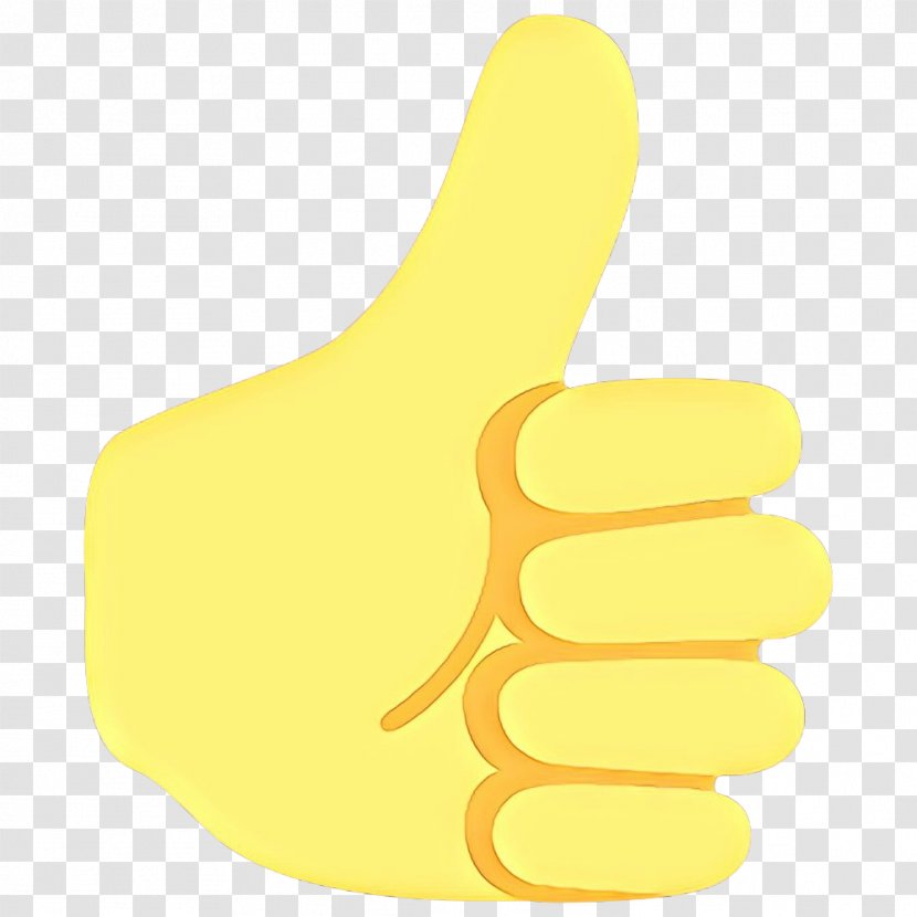 Yellow Background - Hand - Logo Gesture Transparent PNG