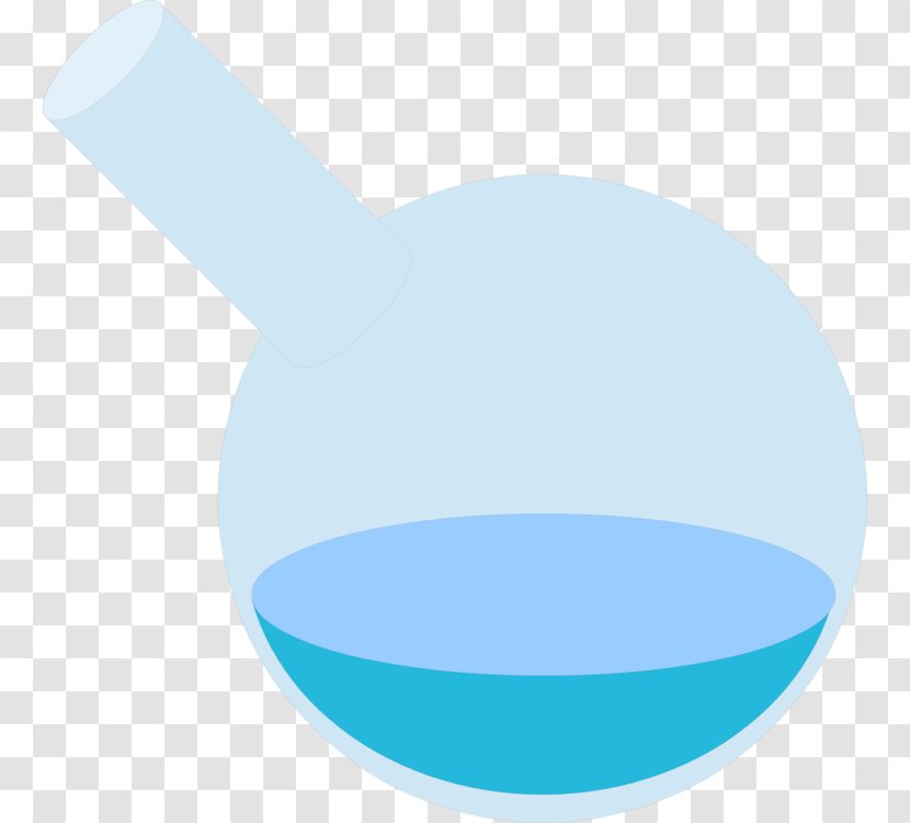 Chemistry Cartoon - Liquid - Azure Turquoise Transparent PNG