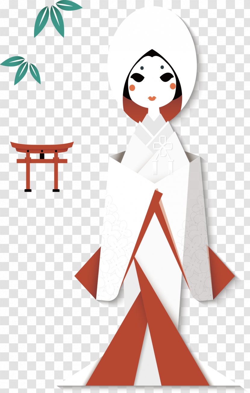 Japan Woman Kimono - Silhouette - Japanese Transparent PNG
