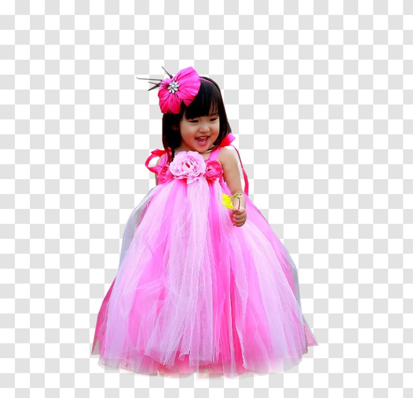 Gown Child Pink M Skirt Dance Transparent PNG