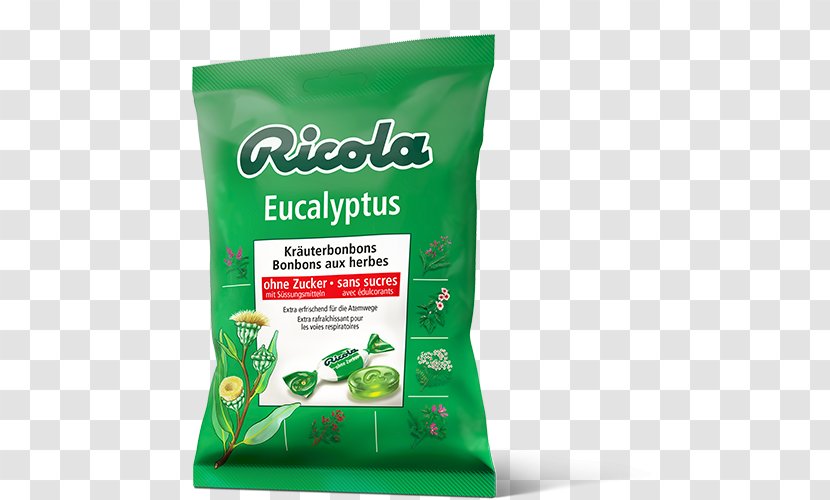Liquorice Ricola Candy Pastille Sugar - Herb - Green Eucalyptus Transparent PNG