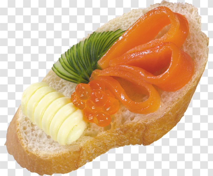 Butterbrot Hamburger Caviar Fast Food - Finger Transparent PNG