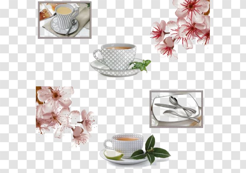 Tea Coffee Cup - Dishware - Afternoon Time Transparent PNG
